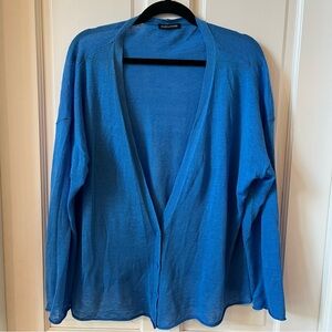 Eileen Fisher Blue Cardigan Sweater